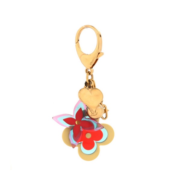 LOUIS VUITTON Resin Candy Fleurs Bag Charm
Multicolor w/ Gold hardware +Dust bag - Picture 6 of 6